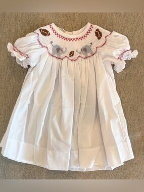 Alabama Football Smocked Dress